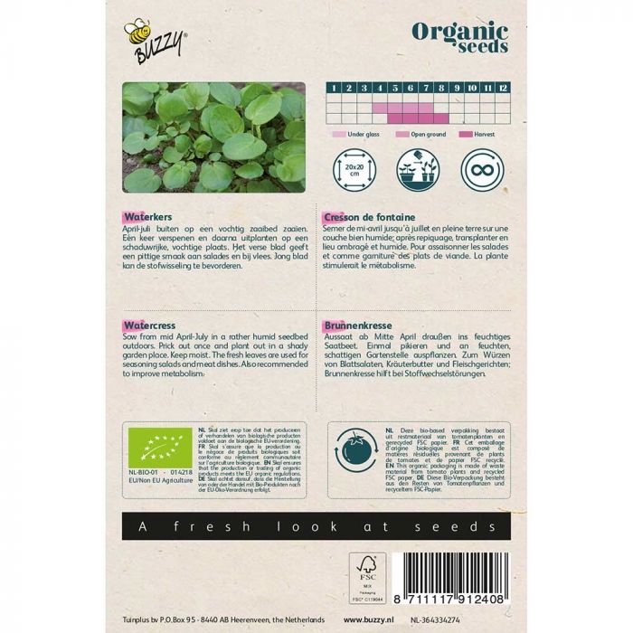 Buzzy® Organic Brunnenkresse (BIO)