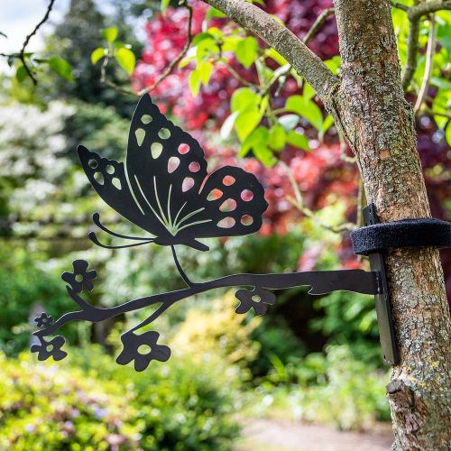 Metallsilhouette – Schmetterling